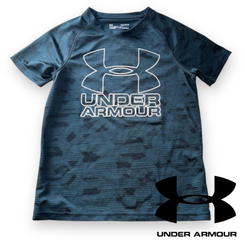 🍃2/$20🍃 Under Armour Heatgear Kids' Short-sleeve Top, Black, Large